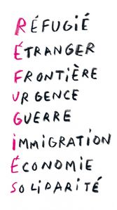 Eux, c'est nous. Daniel PENNAC, Jessie MAGANA et Carole SATURNO. Collectif Les Editeurs Jeunesse avec les Réfugiés (Dès 8 ans)
