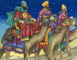 Dans la nuit du 5 au 6 janvier... (Personnages de Noël)