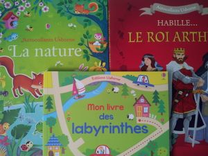 Jouer et découvrir# 28 – 3 livres d’activités Usborne (Dès 4 ans)