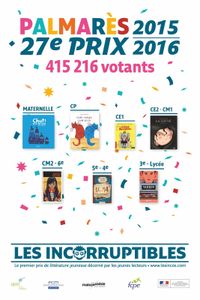 Sélections pour le Prix des Incorruptibles 2015-2016