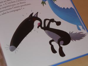 Le loup qui fêtait son anniversaire. Orianne LALLEMAND et Eléonore THUILLER (Dès 3 ans)