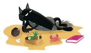 Le loup qui fêtait son anniversaire. Orianne LALLEMAND et Eléonore THUILLER (Dès 3 ans)