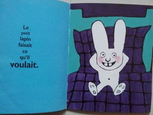 Simon le petit lapin en bleu (dès 2 ans)