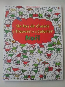 Livre d'activités Un tas de choses à trouver et à colorier. NOEL