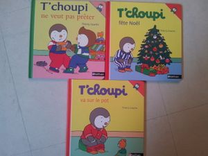 T'Choupi va sur le pot, fête Noël, ne veut pas prêter. (dès 2 ans)