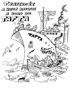 Traversée à haut risque à bord de TAFTA