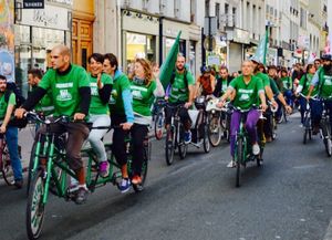 Les militants d’Alternatiba sont arrivés à Paris