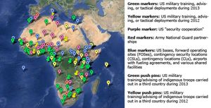 Massivité des investissements militaires états-uniens en Afrique