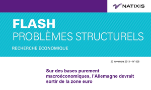 L’Allemagne devrait sortir de la zone euro selon la banque Natixis (JDS)