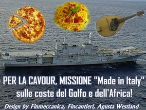 L’Expo flottante d’armes du Système Italie (Il Manifesto)