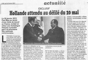 Guerre française au Cameroun : la France toujours dans le déni