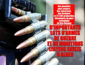 Des libyens tentent d’inonder l’Algérie d’armes à feu! (Irib)
