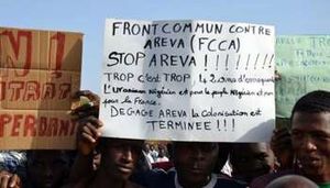 Manifestation contre Areva au Niger (Atlas)