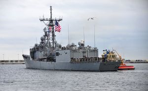 Une frégate américaine se rend en mer Noire par le détroit du Bosphore (Xinhua)