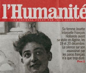 L’assassinat de Maurice Audin, 57 ans de mensonge d’Etat (MdP)