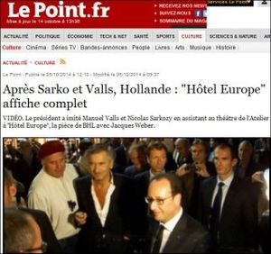 Théâtre : arrêt prématuré de la pièce de BHL (Arrêt sur images)