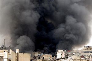 Ville de Duluiyah en Irak. L'attaque au gaz de chlore par l'Etat islamique sur les forces de sécurité a été confirmée par des officiels irakiens (Russia Today)