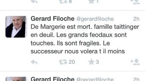 Total. Propos polémiques sur Margerie : Gérard Filoche risque l'exclusion du PS (Le Parisien)