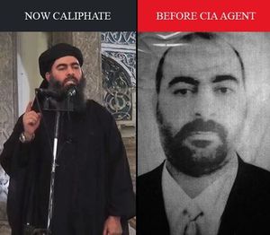 Le chef de l'EI, Abou Bakr al-Baghdadi formé et recruté par la CIA et le Mossad, aurait été grièvement blessé par une frappe aérienne US en Irak