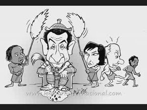 Sarkozy achète les silences comme un roi nègre ! (Le Gri-Gri)