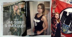 QUAND LE MAGAZINE FRANÇAIS ‘ELLE’ FAIT L'APOLOGIE D'UNE CRIMINELLE NÉONAZIE UKRAINIENNE !