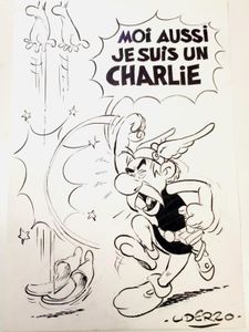 Uderzo rend hommage à Charlie Hebdo : tout un programme !