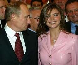 Poutine et sa supposée maîtresse, Alina Kabaeva