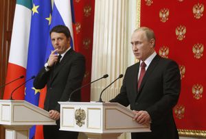 Poutine et Renzi, le 5 mars: