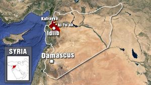 Syrie. Le groupe terroriste d'Al-Nosra qui fut soutenu par le gouvernement français a pris la ville d'Idlib