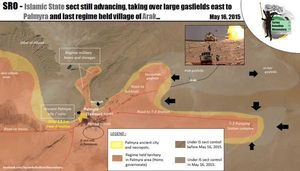 Premières images des combats entre l'Etat islamique et le régime syrien à Palmyre