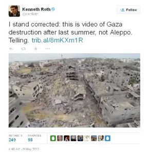 Syrie: Human Rights Watch poursuit ses accusations à l’aide de fausses photos (Moon of Alabama)
