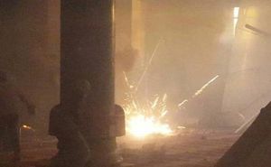 Bombs and gas bomb in Al Aqsa