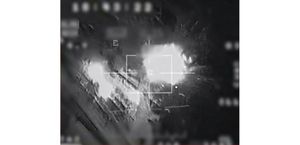 Falsification. France 2 a utilisé des images de frappes russes pour montrer l'efficacité de l'armée française contre l'EI