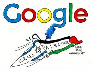 Google déplore un ’bug" concernant la disparition de la Palestine de ses cartes... (Mondoweiss.net)