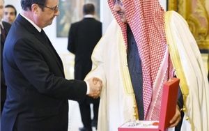 Hollande, Nayef, Elysée, Légion d'honneur. Mars 2016.