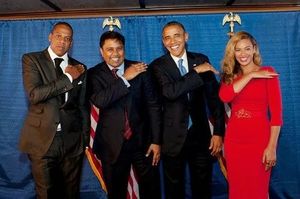 Quenelle d'Obama ?
