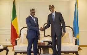 Patrice Talon et Paul Kagamé