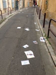 Vendredi 21 mars: pendant les travaux, la campagne continue.