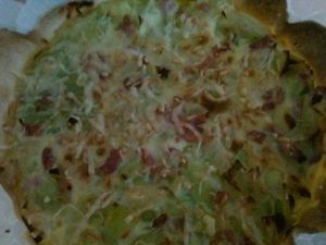tarte poireaux lardons thermomix