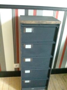 Relooking d'un meuble à casier