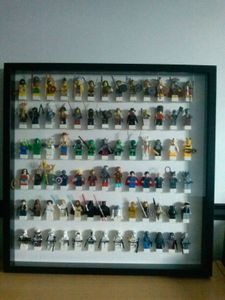 defi pinterest n°1 : Création d'une vitrine mini figurines lego