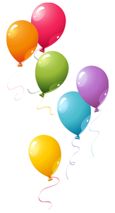 Lâcher de ballons à Poncins.