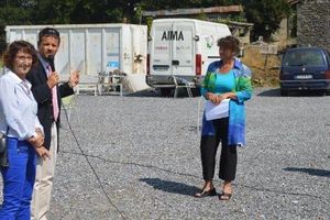 L'inauguration du Hangar du Trocoeur, recyclerie créée par AIMA à Came