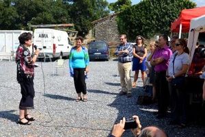 L'inauguration du Hangar du Trocoeur, recyclerie créée par AIMA à Came