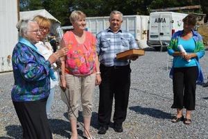 L'inauguration du Hangar du Trocoeur, recyclerie créée par AIMA à Came