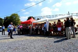 L'inauguration du Hangar du Trocoeur, recyclerie créée par AIMA à Came