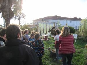 L'école d'Hastingues au jardin du trocoeur d'AIMA