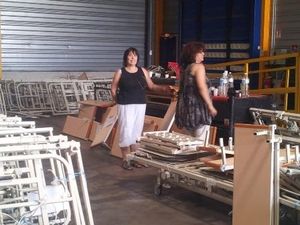 Deux camions de lits médicalisés partent pour l'Ukraine