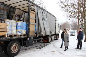 Le 37ème camion d'AIMA est bien arrivé à DAGDA, en LETTONIE