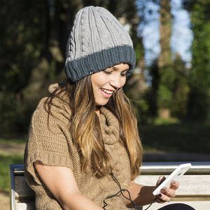 Test - Bonnet audio KitSound avec Gants - Gris
